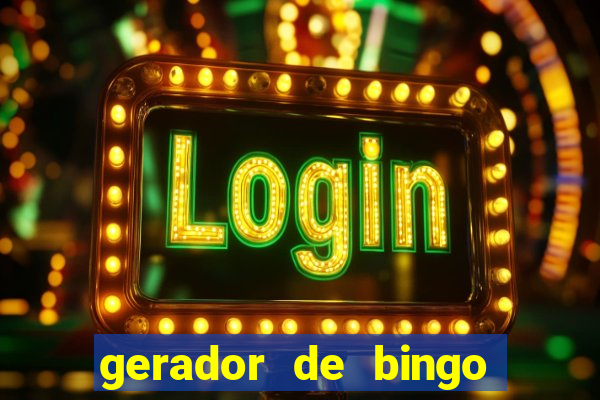 gerador de bingo de palavras